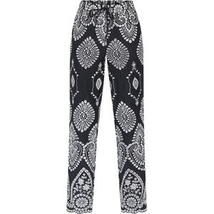 SISTERS POINT Gilma-pa1 - Dames Broek - Black/Cream - Maat XS