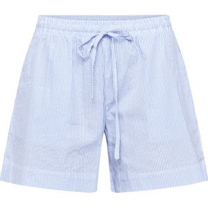 SISTERS POINT - Ella-sho13 - Dames Short - Blauw/Wit - Elastische Band