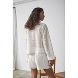 SisterSpoint - Blouse - Ajour - Wit - Katoen