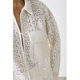 SisterSpoint - Blouse - Ajour - Wit - Katoen