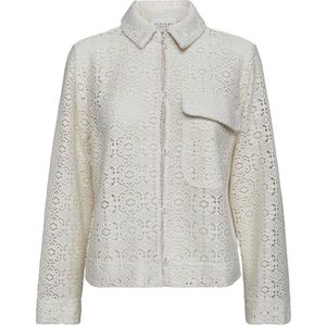 SisterSpoint - Blouse - Ajour - Wit - Katoen