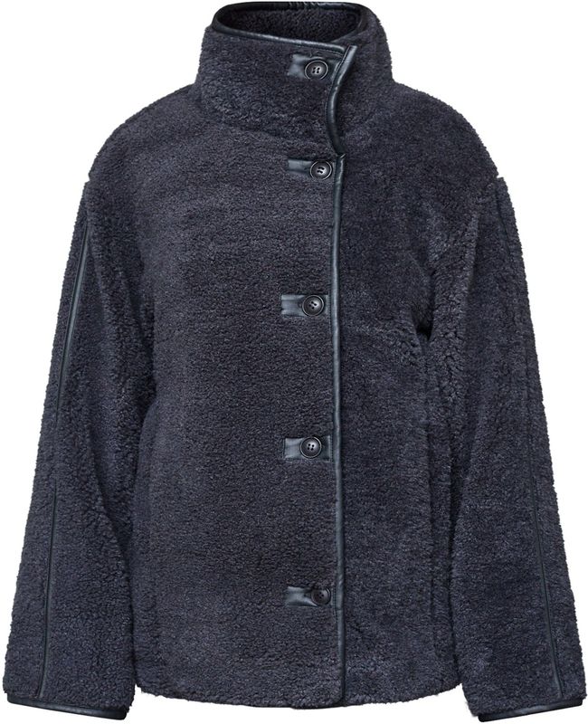 SisterS Point - Teddy Jas - Winter - Opstaande Kraag - Lange Mouwen - Zijzakken