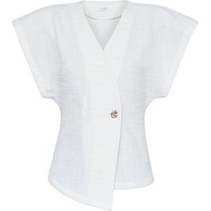 SisterS Point overslagtop ecru