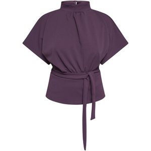 SisterS point - T-shirt - Deep Bordeaux - Dames