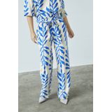 SisterS Point - Straight High Waist Broek - Blauw