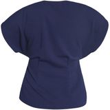SISTERS POINT - GEVELA - Blouse - Navy - Slanke Pasvorm - Kwartmouw