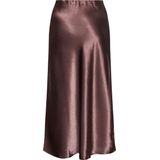 SisterS Point - Gewo - Maxi Rok - Donkerbruin - Satijn