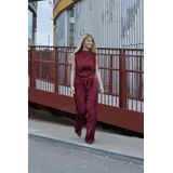 SISTERS POINT - GUITO - Jumpsuit - Bordeaux - Lang/maxi