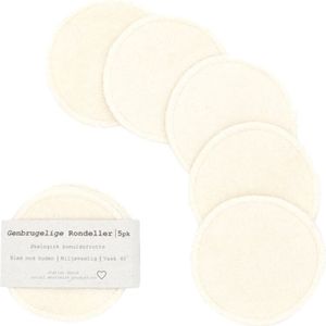 Pargaard Genbrugelige Rondeller Naturhvid  5 stk.