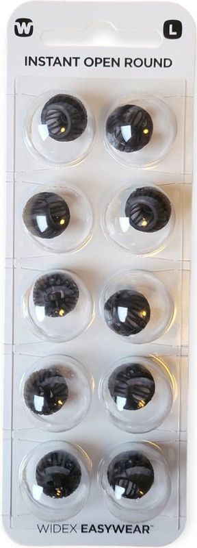Widex - Instant Open Round Eartip - Open Ear Tips - Hoogwaardige Geluidskwaliteit