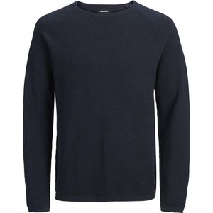 JACK & JONES - Pullover - Donkerblauw - Katoen