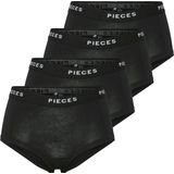 Pieces - Short - Effen Kleuren - Organisch Katoen - 4-Pack