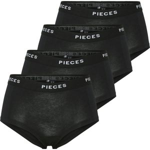 Pieces - Short - Effen Kleuren - Organisch Katoen - 4-Pack