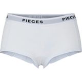 Pieces 4-Pack Dames shorts - Solid - Wit