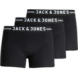 Jack & Jones - Jacsense - Boxershorts - Zwart - Katoen/Elastaan - Set van 3
