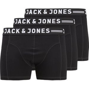 Jack & Jones - Jacsense - Boxershorts - Zwart - Katoen/Elastaan - Set van 3
