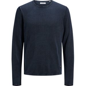 Jack and Jones - Trui - Navy - Katoenblend - Slim Fit