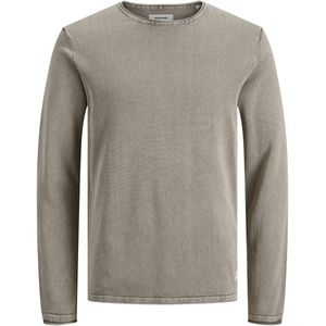 Jack and Jones - Trui - Beige - Katoenblend - Slim Fit