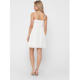 ONLY Trägerkleid ONLHELENA LACE S/L SHORT DRESS WVN mit Spitzen-Detail