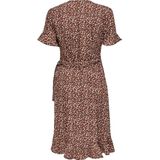 ONLY ONLOLIVIA S/S WRAP DRESS WVN NOOS Dames Jurk - Maat 34