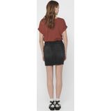 T-Shirt - Henna - Korte Mouwen - Met Omslag