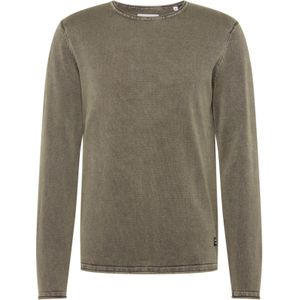 JACK & JONES Gebreide trui voor heren, ronde hals, Olijfgroen