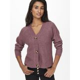 Vest - Gebreid - V-Hals - Lange Mouwen - Regular Fit