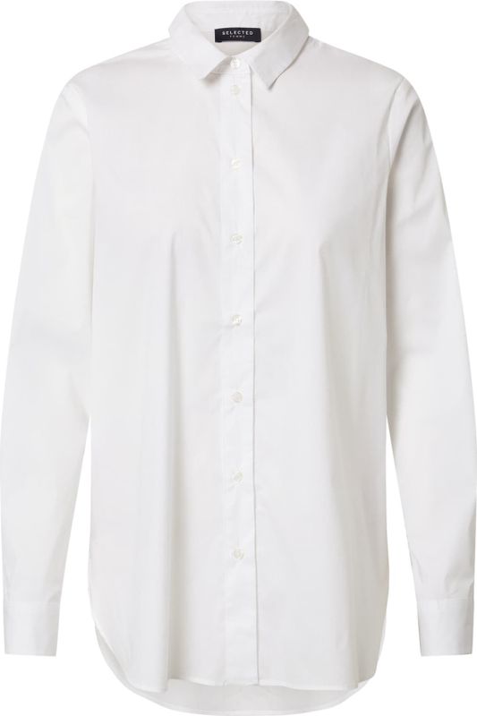 Blouse - Fori - Effen - Katoen - Lange Mouw - Losse Pasvorm