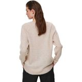 Selected SLFLULU LS KNIT O-NECK B NOOS dames sweater ecru