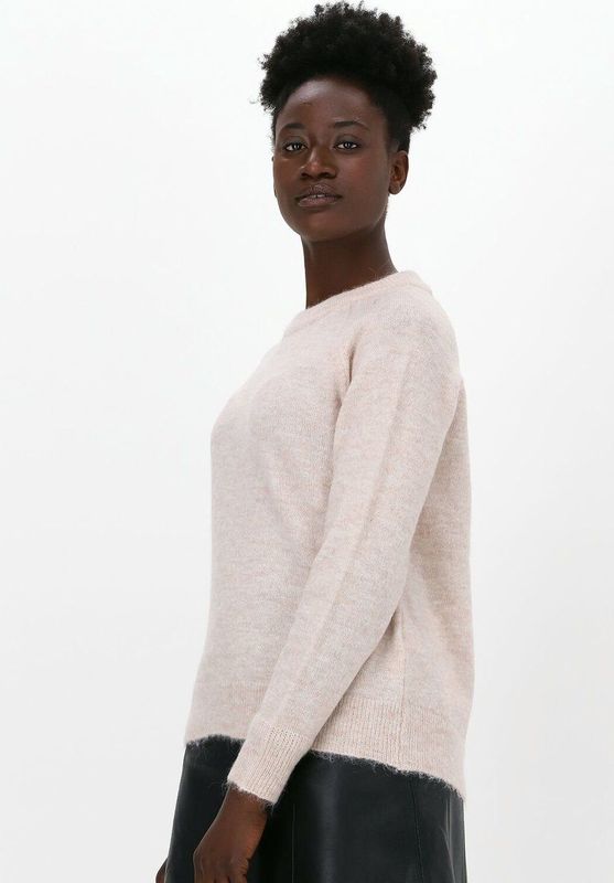 Selected SLFLULU LS KNIT O-NECK B NOOS dames sweater ecru