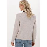 Selected Femme Lulu Ls Knit Short Cardigan Truien & vesten Beige