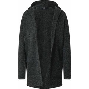 VERO MODA - VMDOFFY LS OPEN HOOD CARDIGAN GA NOOS - Dames - Vest - Zwart - Zacht en Rekbaar Materiaal
