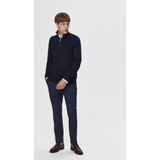 SELECTED HOMME - Vest - Zwart - Pima Katoen - Halve Ritssluiting