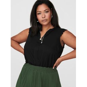 ONLY CARMAKOMA - Blousetop - V-Hals - Mouwloos - Kanten Detail - Regular Fit