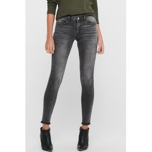 JACQUELINE de YONG - Sonja Life Regular Skinny Ankle - Spijkerbroek - Blauw - Katoen