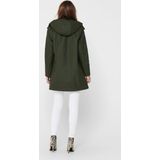 Onlsally - Tussenjas - Waterafstotend - Met Capuchon - Lang - Gerecycled Polyester Vulling