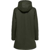 Onlsally - Tussenjas - Waterafstotend - Met Capuchon - Lang - Gerecycled Polyester Vulling