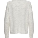 JDY - Gebreide Pullover - V-Hals - Lange Mouwen - Knit Fit - Grijs