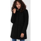 JDY - JDYSONYA LONG BOUCLE HOOD JACKET - Dames Jas - Hab - Teddy - Capuchon - Polyester