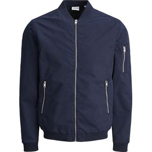 Jack & Jones - JJERUSH - Bomberjas - Blauw - 100% Polyester