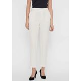 Rechte broek VERO MODA. Polyester materiaal. Maten L / L32. Beige kleur
