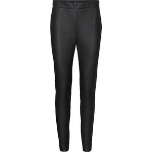 VERO MODA - Janni PU Legging - Dames Legging - Zwart - Polyestermix