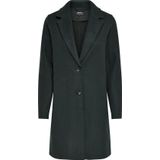 ONLY - ONLCARRIE BONDED COAT - Dames Jas - Zwart - Klassieke Jas - Knoopsluiting