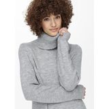 ONLY - ONLBRANDIE ROLL NECK DRESS - Jurk - Groen - Gebreid - Lange Mouwen