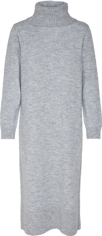 ONLY - ONLBRANDIE ROLL NECK DRESS - Jurk - Groen - Gebreid - Lange Mouwen