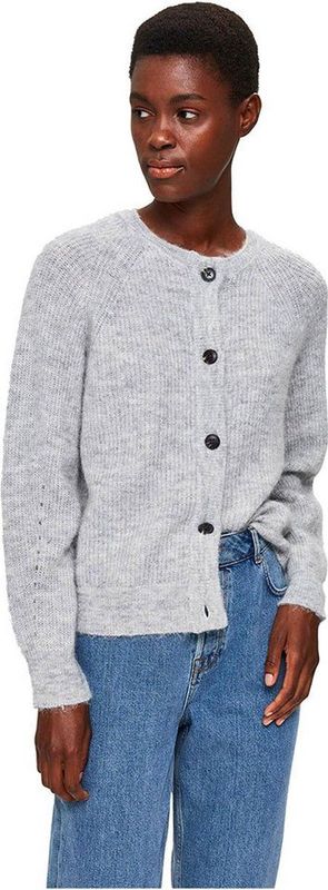 SELECTED - Lulu - Cardigan - Zacht - Ademend - Cropped Lengte