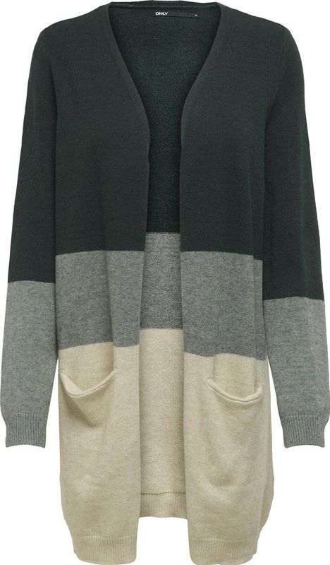 Vest - V-Hals - Lange Mouwen - Gebreid - Regular Fit