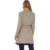 Jas - Hoge Hals - Zwart - Volledig Gevoerd