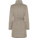 Jas - Hoge Hals - Zwart - Volledig Gevoerd