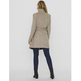 Jas - Hoge Hals - Zwart - Volledig Gevoerd